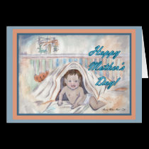 El día de madre - tarjeta del peekaboo tarjetas