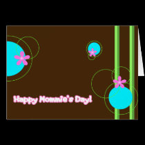 El día de Mommie feliz, tarjeta retra 2 tarjetas