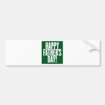 el día de padre etiqueta de parachoque