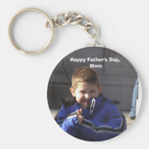 El día de padre feliz, llavero redondo de la mamá