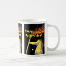 ¡El día de padre feliz! Taza