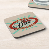 El día de padre posavasos de corcho