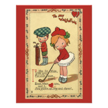 El día de San Valentín del vintage, golf de los de Comunicados