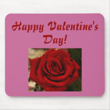 ¡El día de San Valentín feliz! Alfombrillas De Ratones