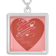 El día de San Valentín feliz Collares Personalizados