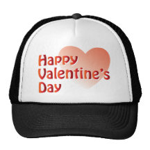 El día de San Valentín feliz Gorro De Camionero