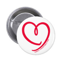 El día de San Valentín feliz Pin