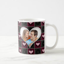 ¡El día de San Valentín feliz! - Taza con su foto