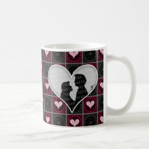 ¡El día de San Valentín feliz! - Taza con su foto