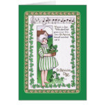 El día de St Patrick del vintage Tarjeton