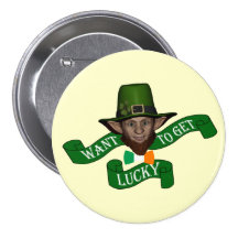 El día de St Patrick divertido del leprechaun Pin