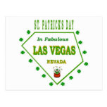 El día de St Patrick en la postal de Las Vegas