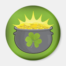 ¡El día de St Patrick feliz! Imanes Para Frigoríficos
