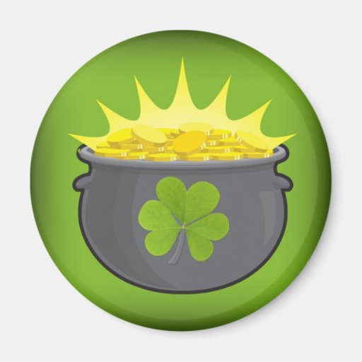 ¡El día de St Patrick feliz! Imanes Para Frigoríficos