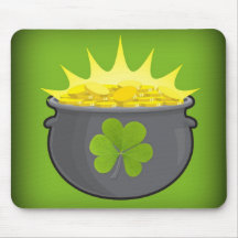 ¡El día de St Patrick feliz! Tapete De Raton