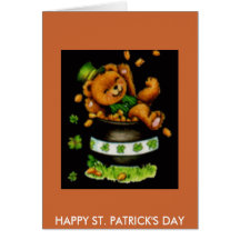 EL DÍA DE ST PATRICK FELIZ TARJETA