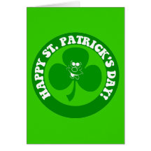 EL DÍA DE ST PATRICK FELIZ TARJETA