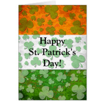 El día de St Patrick feliz Tarjeton