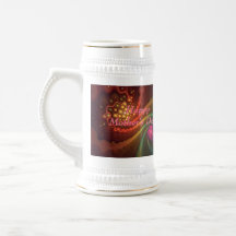 El día del fractal que remolina de madre feliz del tazas de café