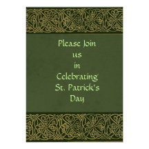 El día del St Patricks invita Comunicados