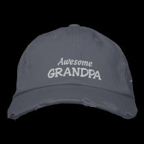 El día O el cumpleaños de los Abuelo-Padres impres gorras bordados