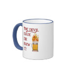 El diablo hizo que lo elabora cerveza - cerveza tazas
