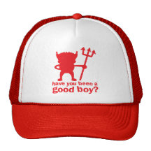 ¿El DIABLO ROJO le tiene sido un buen muchacho? Gorras
