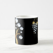 El diamante artificial Jewels la taza de café del 
