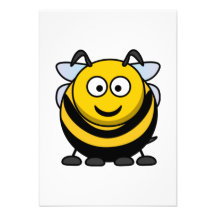 El dibujo animado grande manosea la abeja comunicado personal  
