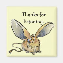El dibujo animado Jerboa espigado largo le agradec