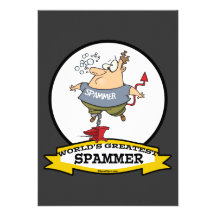 EL DIBUJO ANIMADO MÁS GRANDE DEL SPAMMER DE LOS MU INVITACIONES PERSONALIZADA