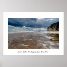 El dique del danés, Bridlington, Yorkshire del est Poster