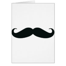 El diseño del bigote felicitaciones