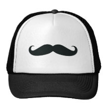 El diseño del bigote gorros  