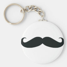 El diseño del bigote llaveros personalizados