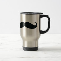 El diseño del bigote tazas de café