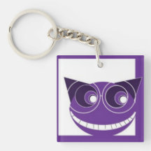 el doble del gato de Cheshire echó a un lado Llaveros