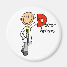 El doctor de encargo Ammo Magnet Imán De Frigorifico