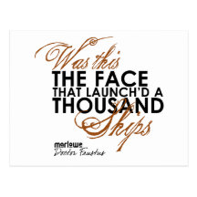 El doctor Faustus Quote Tarjeta Postal