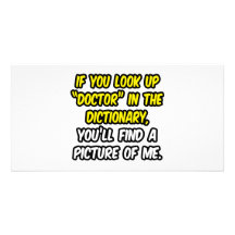 El doctor In Dictionary… mi imagen Tarjeta Fotografica Personalizada