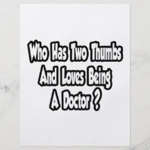 El doctor Joke… dos pulgares Tarjetón