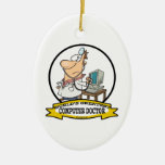 EL DOCTOR MÁS GRANDE MEN CARTOON DEL ORDENADOR DE  ORNAMENTO DE REYES MAGOS
