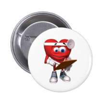 El doctor médico Cute del corazón Pins