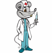 El doctor Nurse Mouse Escultura Fotografica