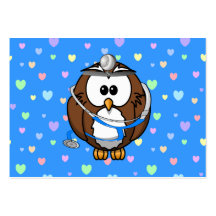 El doctor Owl Tarjetas De Negocios