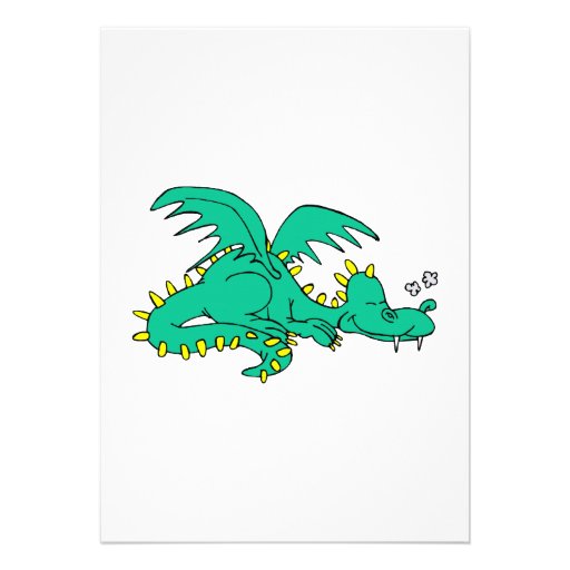 El dormir del dragón invitacion personalizada