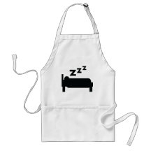 el dormir del zzz del sleepyhead delantales