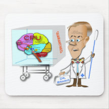 El Dr. Braino y el cerebro Tapetes De Ratón