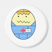 El Dr. Egg Dude Imanes Para Frigoríficos