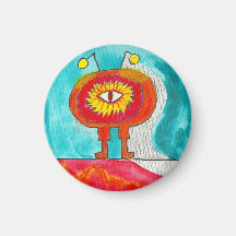 El Dr. Egg Noggin Magnet Imanes De Nevera